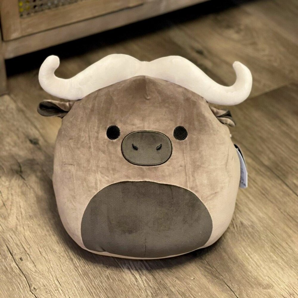Squishmallows Collection Boden the Brown Water Buffalo 12in Select Series BNWT